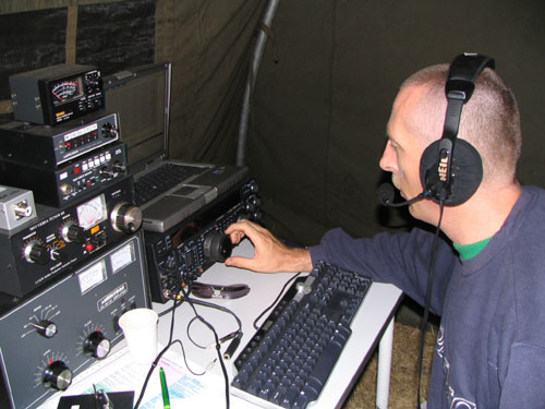 E�n van mijn hobbies is radiozendamateur